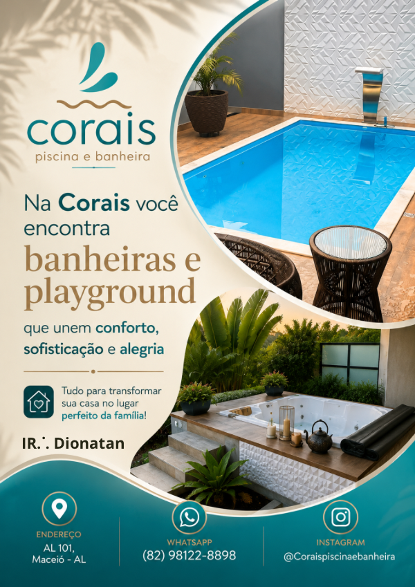 Corais Piscina e Banheira