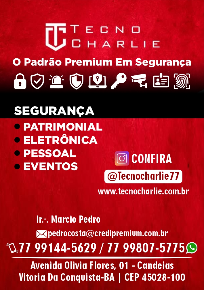 Tecnocharlie " O Patrão Premium Em Segurança