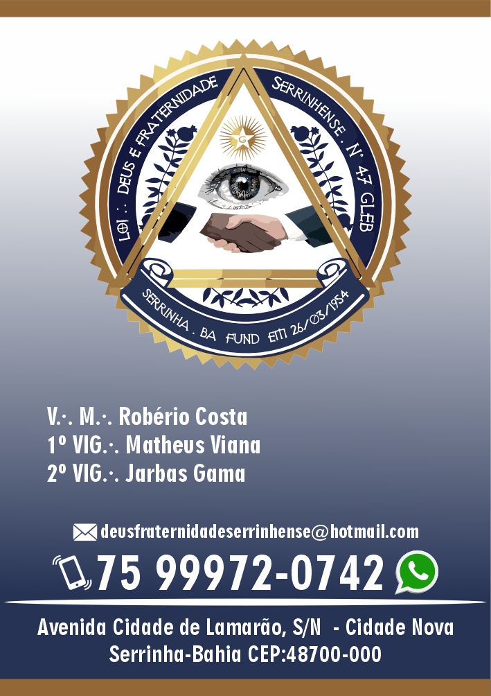 Deus e Fraternidade Serrinhense N 47