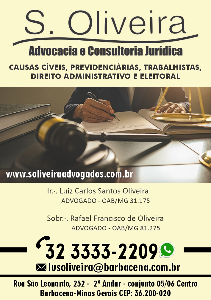 S. OLIVEIRA ADVOCACIA E CONSULTORIA JURÍDICA
